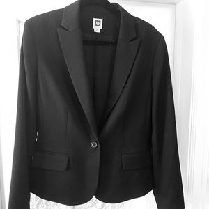 Nine West black suit jacket